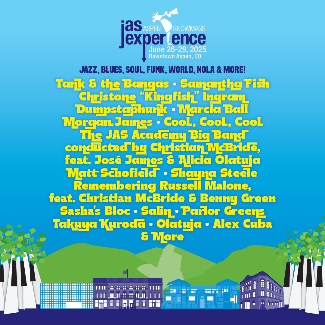Dumpstaphunk (@dumpstaphunk) on Twitter photo 🔊⚜️🔊Dumpstaphunk heads to <a href="/JazzAspen/">Jazz Aspen Snowmass</a> this summer! We throw down at JAS June Expereince on Friday, June 27 in downtown Aspen, CO!
🎫 Tickets on sale now: jazzaspensnowmass.org/tickets/
#dumpstaphunk #jazzaspen #aspen #jazz #wheredowegofromhere #greatestplaceonearth #putitinthadumpsta 🔊⚜️🔊Dumpstaphunk heads to <a href="/JazzAspen/">Jazz Aspen Snowmass</a> this summer! We throw down at JAS June Expereince on Friday, June 27 in downtown Aspen, CO!
🎫 Tickets on sale now: jazzaspensnowmass.org/tickets/
#dumpstaphunk #jazzaspen #aspen #jazz #wheredowegofromhere #greatestplaceonearth #putitinthadumpsta