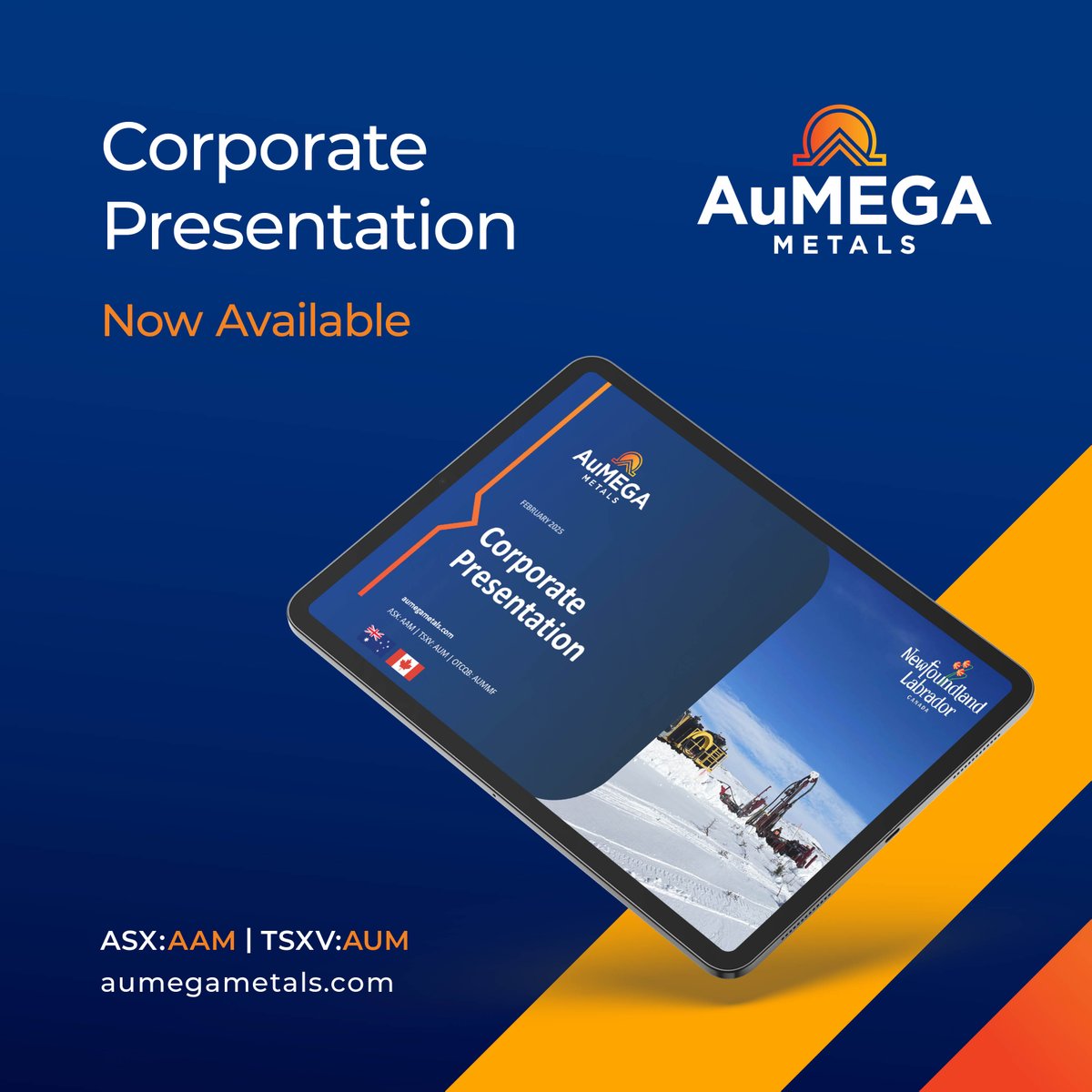 #ASXNews

$AAM is pleased to release its latest corporate presentation for February 2025. 

View the full presentation: loom.ly/OovHoXk

#ASX #AAM #TSXV #AUM #gold #copper #exploration