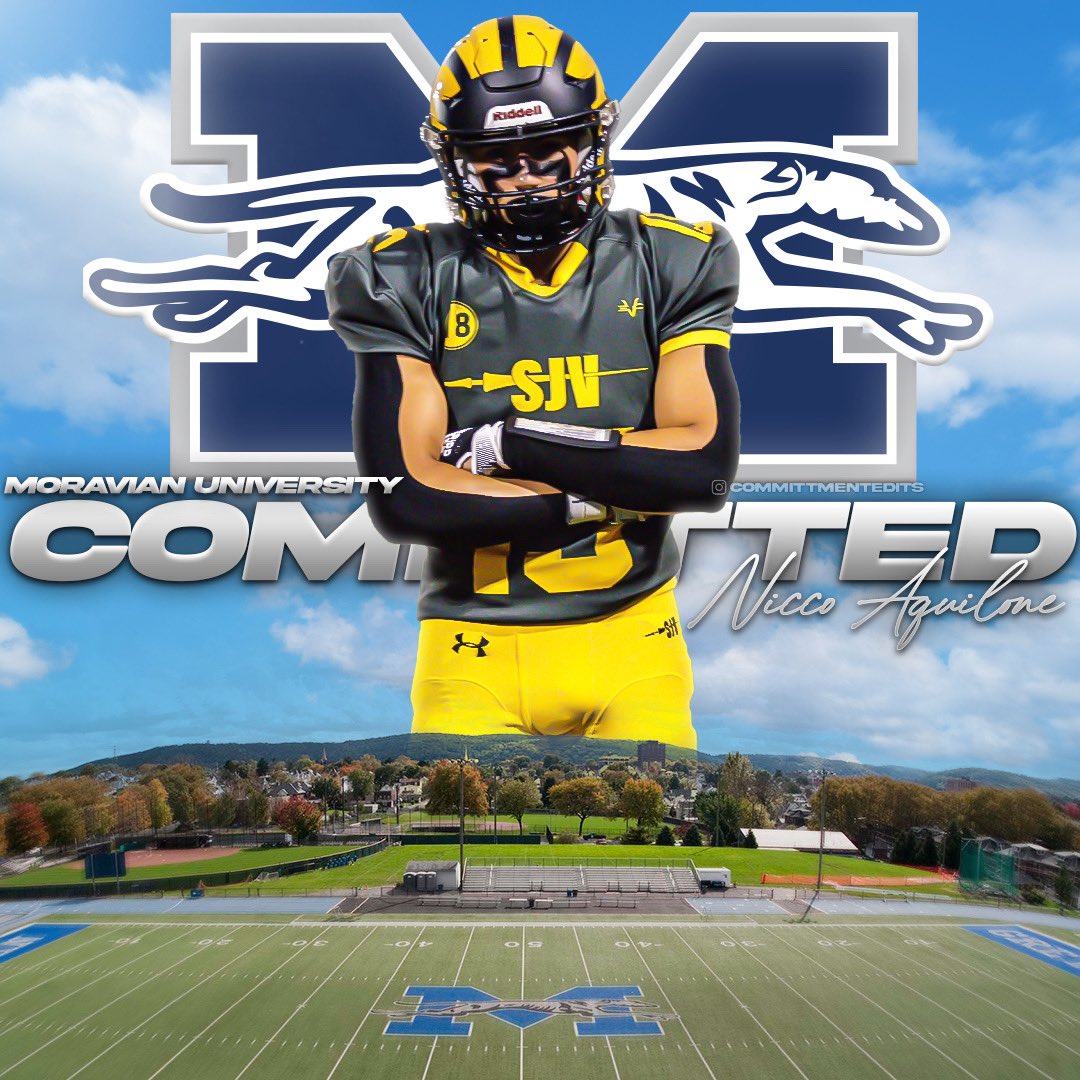 Nicco Aquilone (@niccoaquilone) on Twitter photo Proud to announce my commmitment to <a href="/MoravianFB/">Moravian Football</a> to continue athletic and academic career! Proud to announce my commmitment to <a href="/MoravianFB/">Moravian Football</a> to continue athletic and academic career!
