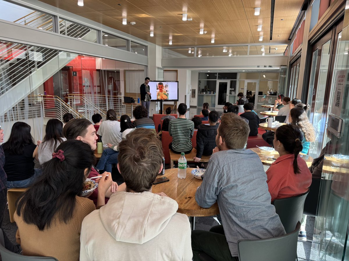 “What if genetic gastronomy is the new molecular gastronomy?” - Professor Vayu Hill-Maini @NOFOkitchen at today’s SB.talk seminar. Vayu’s lab is studying how to harness fungi for food and sustainability applications. 🍄‍🟫