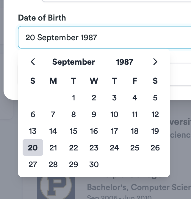 camertron's tweet photo. Yo @joinsimplify! I had to click no less than *449 times* to go back far enough to enter my birthdate. That feels like too many times? Probably should let me use my keyboard #protip https://t.co/7v18vGJ83d