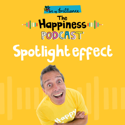 beingbrilliant's tweet photo. THE SPOTLIGHT EFFECT has just landed. It's a good listen https://t.co/ffHua2M7KS @PsychToday #artofbrill #happinesspodcast #wellbeing #spotlighteffect #FOPO https://t.co/H42tQBe8KH