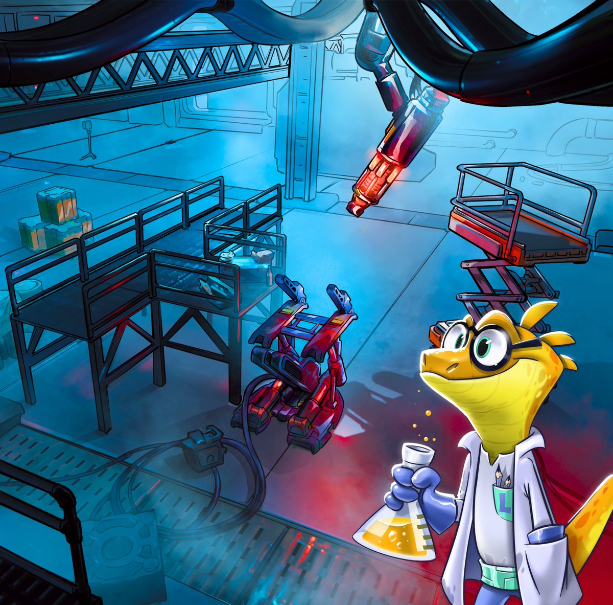 Ethlizards's tweet image. 🚨 Lizards, we need YOUR help! 🚨

Disaster has struck! The dastardly Talonstride has made off with the Keystone, and we’ll never reach Big Booty Bay without a Prowler ship...

We need YOU to MINE ORE and recover essential ship parts to build one!

🕹️ Play the game by following…