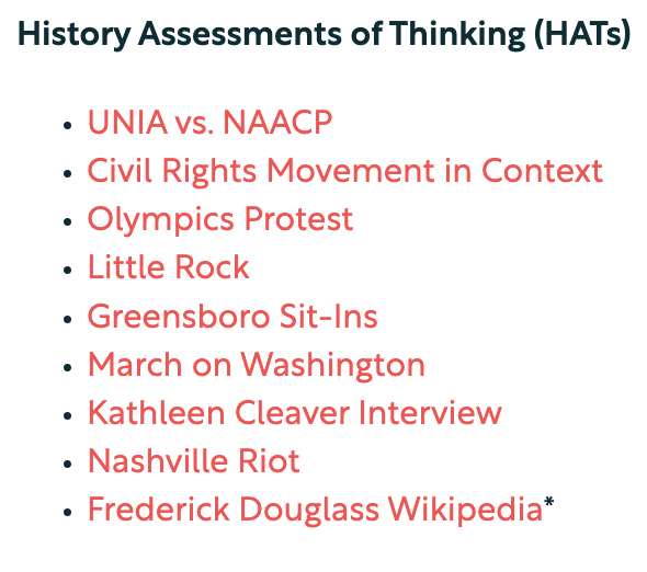 We have free history lessons and assessments to teach the African American Freedom Movement during Black History Month and year-round. From Emancipation and Marcus Garvey to the Montgomery Bus Boycott and Greensboro Sit-Ins, check out our materials: 
inquirygroup.org/about/updates/…