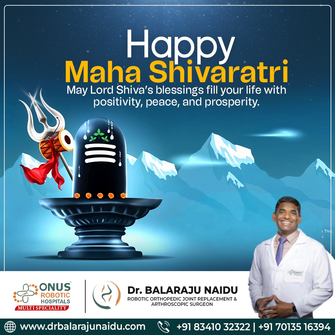 Dr_BalrajuNaidu's tweet image. May the divine blessings of Lord Shiva bring health, strength, and healing to all! 🏥✨ Har Har Mahadev! 🔱🙏

#MahaShivaratri  #HarHarMahadev  #ShivaBlessings  #OnusRoboticHospitals #WellnessWithShiva #DivineHealing