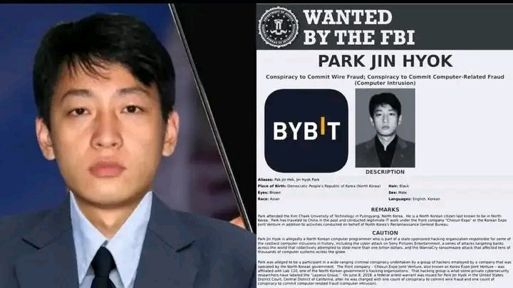 GodspowerC1234's tweet photo. Here  is Park Jin Hyok 
 
The Guy behind the biggest Crypto cyber heist $1.4B.  

He's a ghost: no records, no photos, no trace, no social media.

Governments pretend he doesn't exist, but he's the kind of hacker they fear, because admitting he does would mean accepting the fact https://t.co/J0jVZ1NnLZ