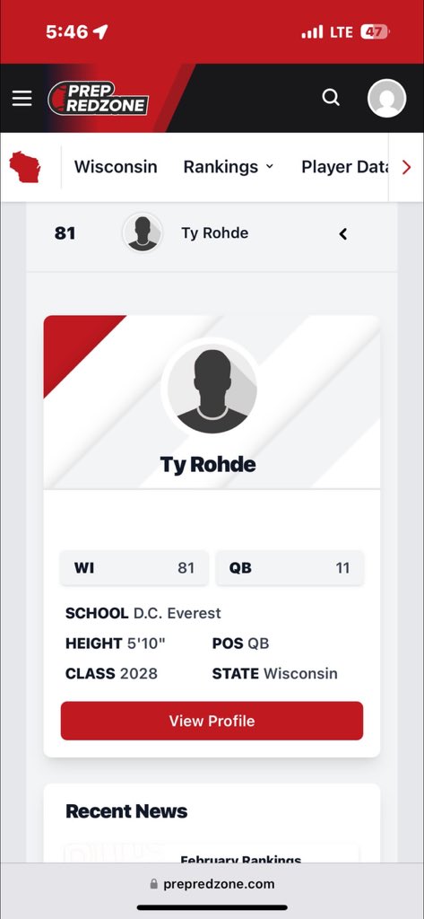 Ty Rohde (@tyrohde) on Twitter photo Thank you <a href="/PrepRedzoneWI/">Prep Redzone Wisconsin</a> for the ranking!! <a href="/B_Mitch_15/">Braden Mitchell</a> <a href="/MJ_NFLDraft/">Mark Johnson</a> <a href="/DCE_FOOTBALL/">DCEFootball</a> <a href="/BadgerFootball/">Wisconsin Football</a> Thank you <a href="/PrepRedzoneWI/">Prep Redzone Wisconsin</a> for the ranking!! <a href="/B_Mitch_15/">Braden Mitchell</a> <a href="/MJ_NFLDraft/">Mark Johnson</a> <a href="/DCE_FOOTBALL/">DCEFootball</a> <a href="/BadgerFootball/">Wisconsin Football</a>