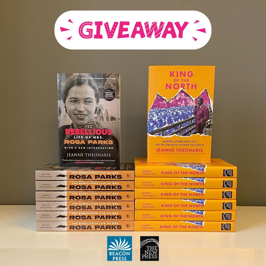 thenewpress's tweet image. In celebration of Black History Month, we've partnered with @BeaconPressBks to giveaway a pair of signed books by author @JeanneTheoharis bit.ly/4kixpUa