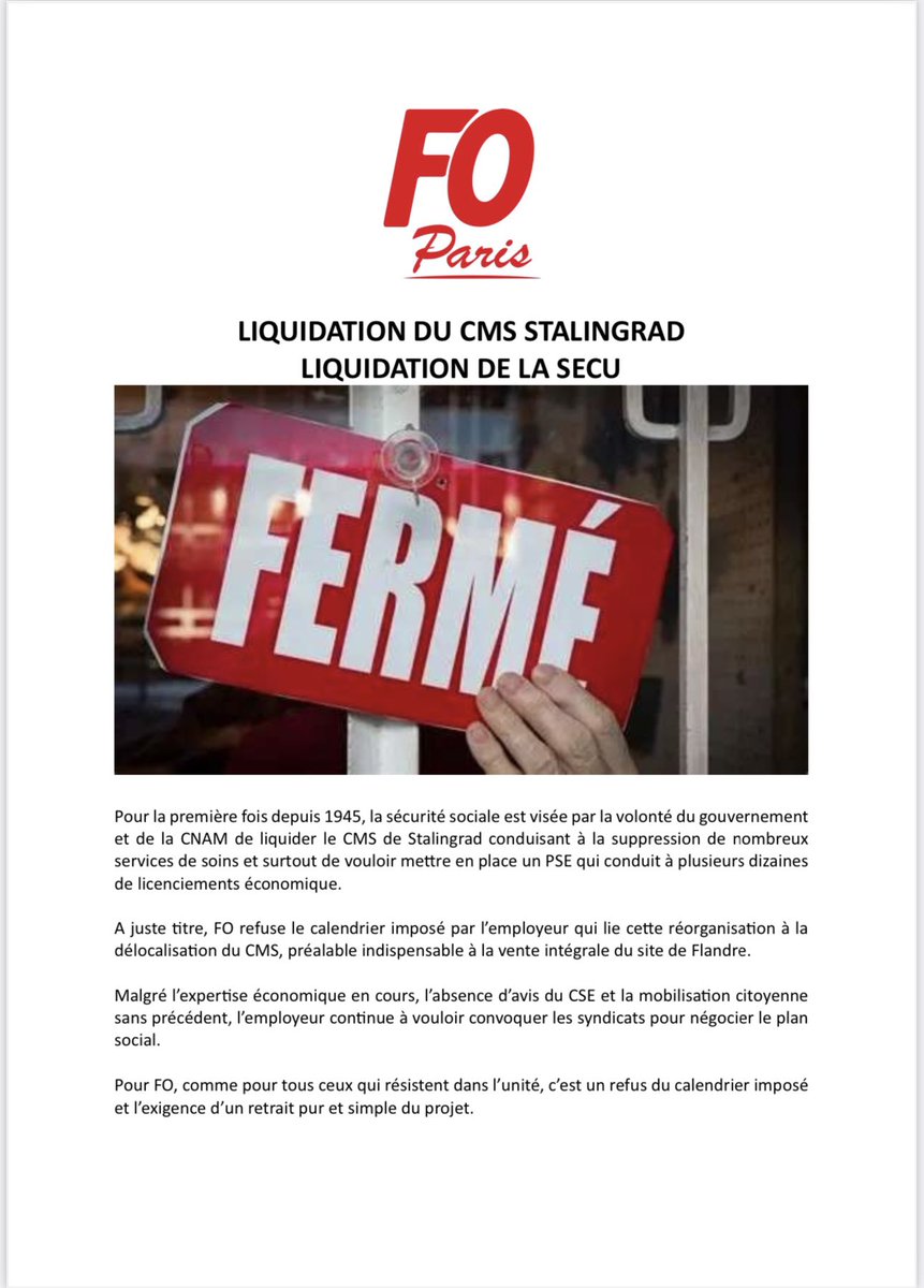 FO PARIS tweet media