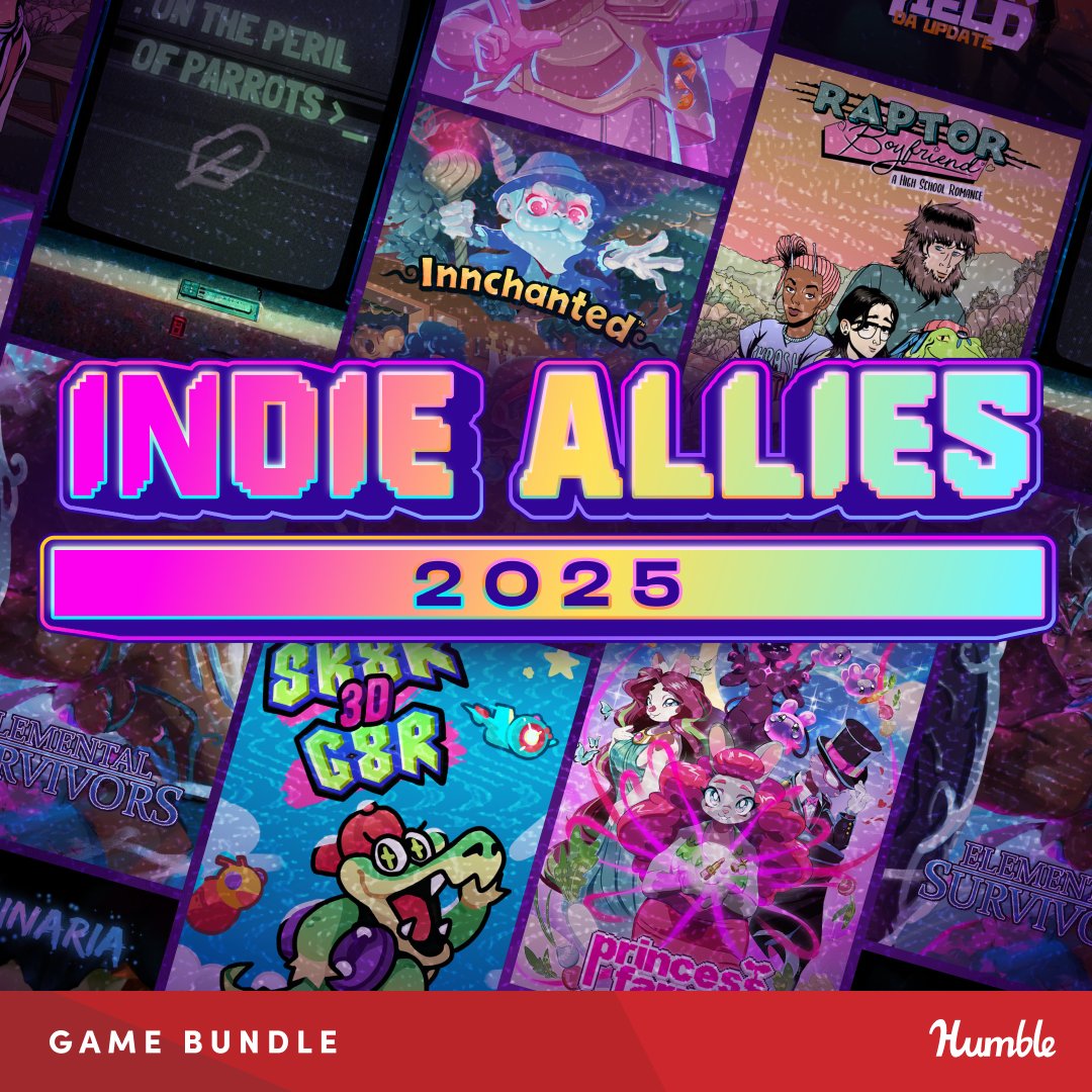 ¡A diez, a diez, los bundles! 🧰🤑

Lleve su bundle Indie Allies, incluye Illuminaria 🇬🇹 y otros juegos desarrollados por desarrolladores de diferentes orígenes, incluyendo 🇯🇲🇦🇺🇨🇦

Link en el siguiente mensaje.