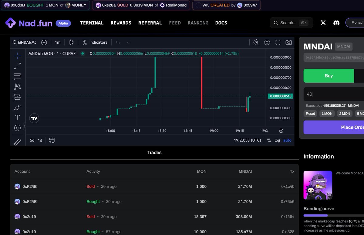 queenmarrypar's tweet photo. Get More Monad Point at MonadAi
Let's Trade MonadAi at https://t.co/w7bCklMdp7

Complete your Transaction Now: https://t.co/d72P3YjnpA https://t.co/g2gJBV1BgN