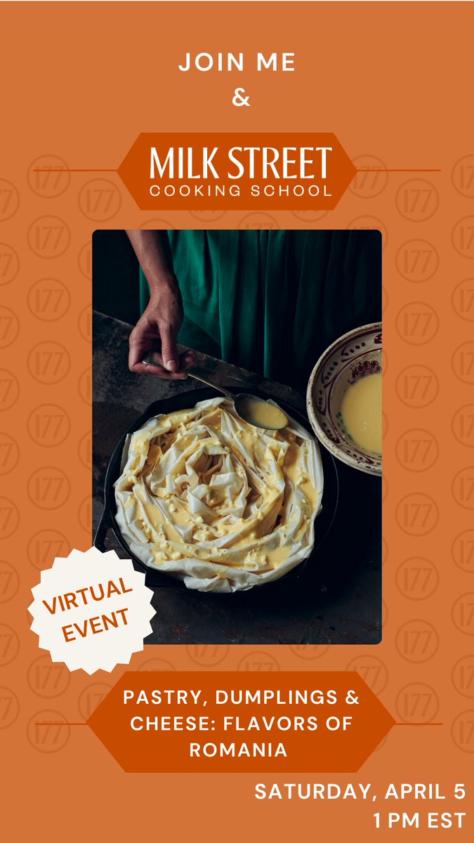 Come cook with me! I'm delighted to announce this online cookery class. Check the link to see what we are going to make. I also have a few discount codes for you: • 15% off with no usage limit: IRINA15 • 50% off, but only for the first 20 uses: PASTRY50
eventbrite.com/e/pastry-dumpl…