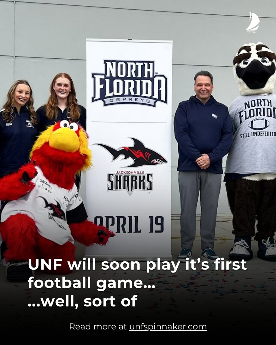 On Saturday at UNF's annual Swoop the Loop 5K, President Limayem announced a new partnership with the Jacksonville Sharks.⁠
⁠
To read about the announcement, click the link below.
l8r.it/TRJh
⁠
✏️ Julia Howey⁠
📸 University of North Florida