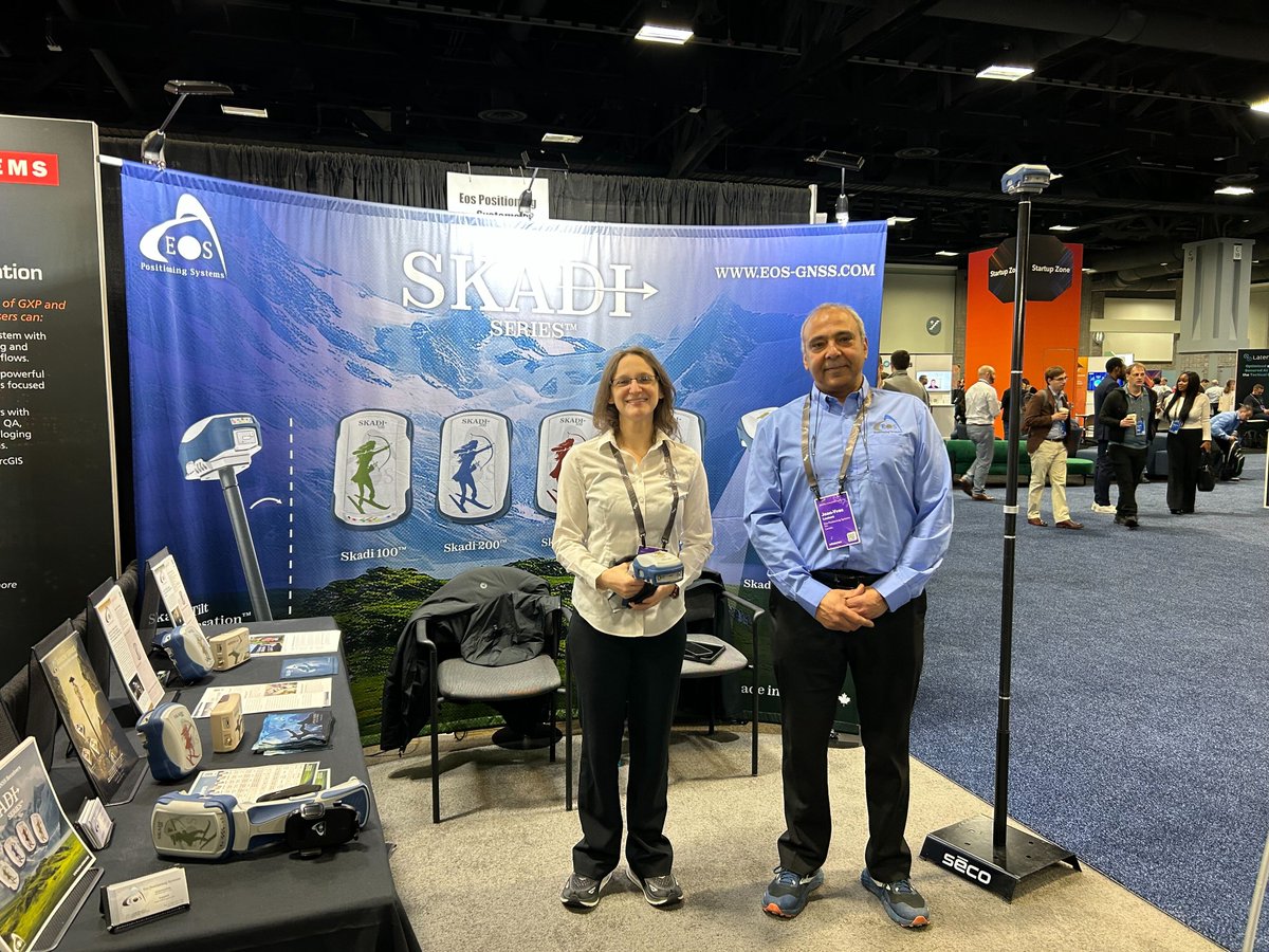 EosGNSS's tweet image. Attending the 2025 #FedGIS Conference? Visit Eos in booth 404! This is your chance to see the new Skadi Series GNSS receivers, featuring powerful Skadi Tilt Compensation, the Invisible Range Pole, &amp;amp; more!

Learn more: ow.ly/57p250V6o0C @EsriFederalGovt #FedGIS2025 #EosGNSS