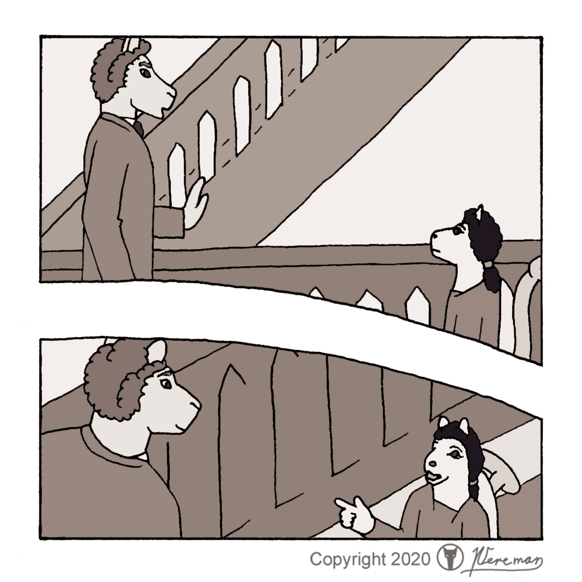 CingTheHorizon's tweet photo. #Meeting, #greeting, and #talking with the #daughter of the #accused. #Sadly she has a #handicap
#SeeingTheHorizon #weeklycomic #comicstory #story #comicpage #illustration #comicstrip #lawyer #Carner #court #courtcase #lawfirm #criminal #defendant #prosecutor #witness #defense https://t.co/OD1sUbj8cq