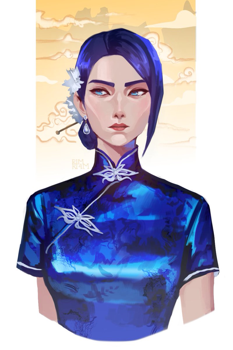 #caitlyn in qipao