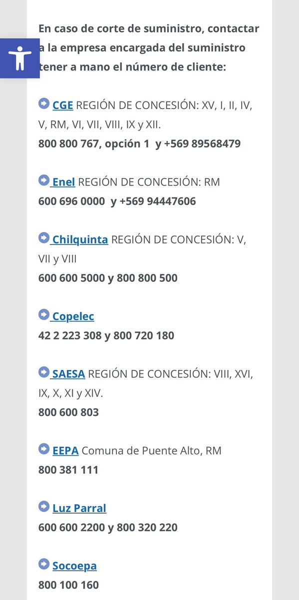 Si sus familiares son electro dependientes acá (info minsal)