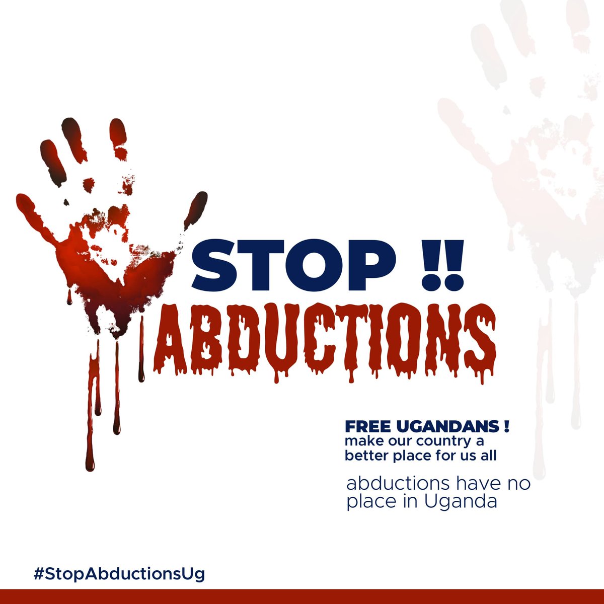 brucenahabwe1's tweet image. It costs you nothing to retweet as we say no to Abductions. 

Ugandans, let’s do this🙏🏿
#StopAbductionsUG