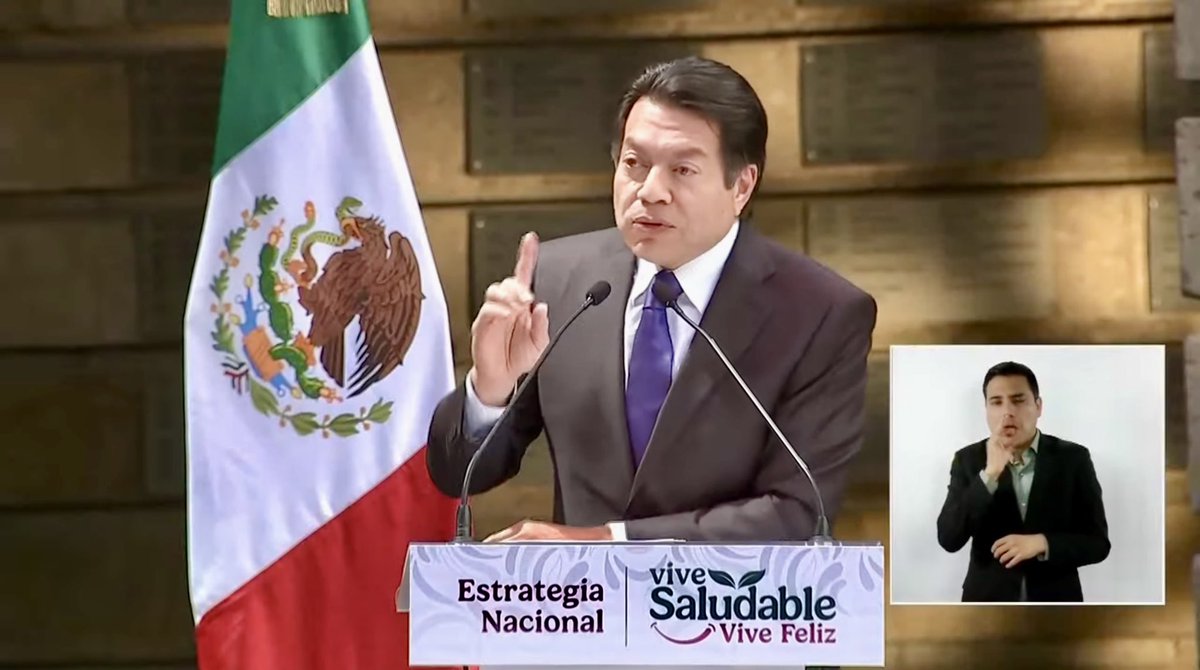 FranciscoMezaD's tweet photo. Hoy el Gobierno de México anunció el inicio de la Estrategia Vive Saludable, Vive Feliz, para fortalecer las acciones de salud en las escuelas.

Teniendo como eje la alimentación saludable y la prohibición de los procesados, ultraprocesados y bebidas azucaradas en las escuelas ¡formando entornos alimentarios saludables!
