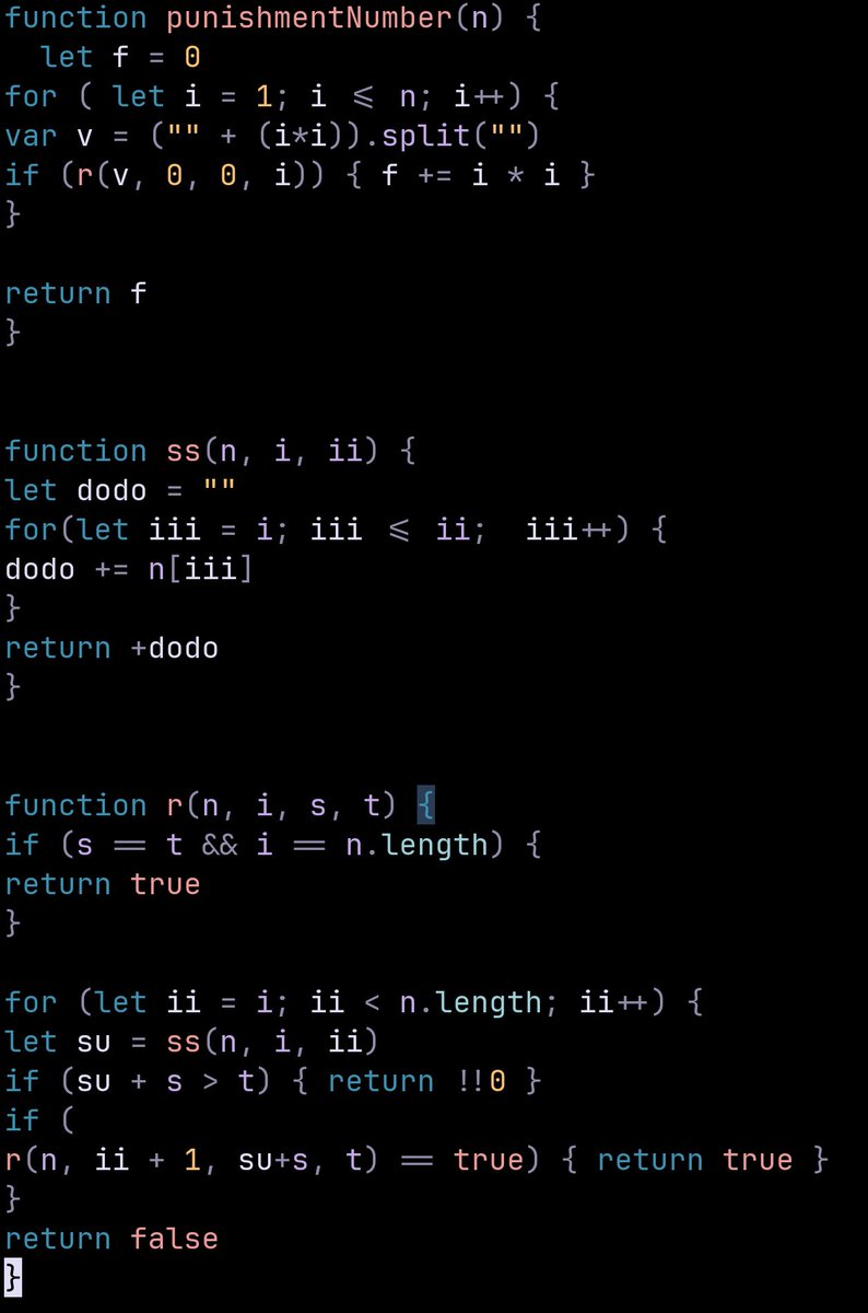 ThePrimeagen's tweet image. you may not like this, but this is what peak leetcode looks like