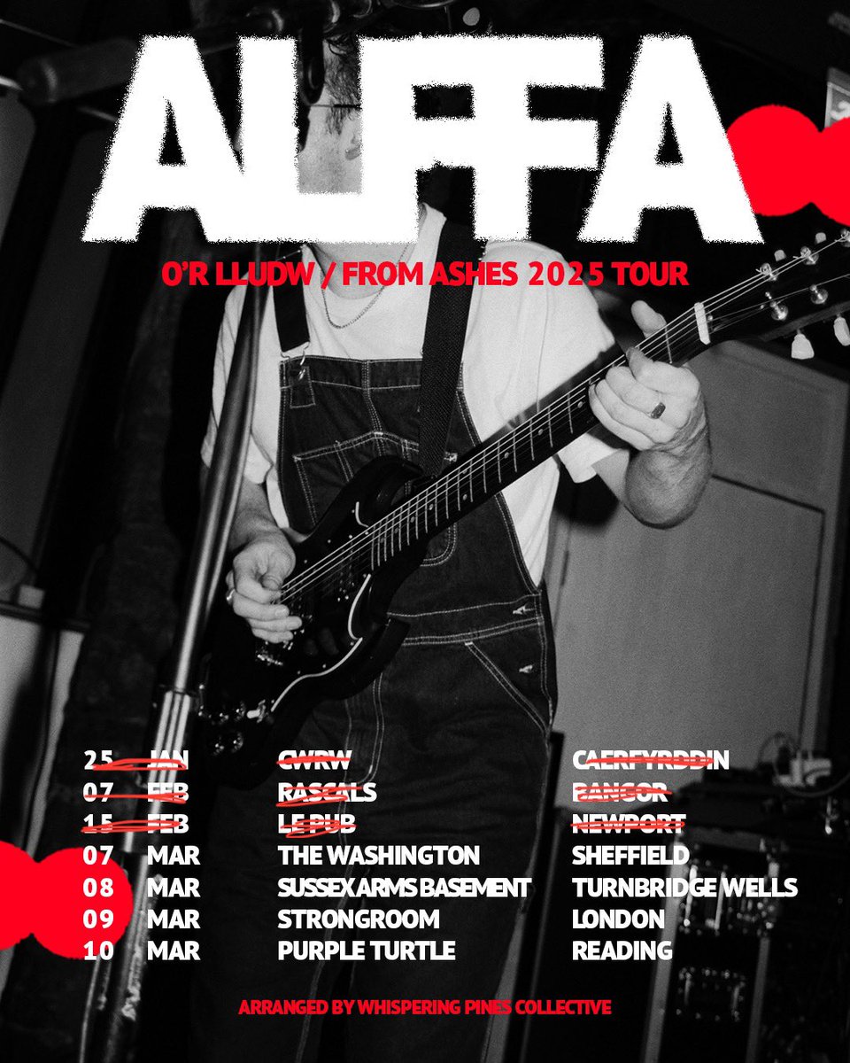 Hereee wee goo❤️ Our tour continues next week! Sheffield, Tunbridge Wells, London and Reading - let’s do it x

Heree we goo❤️ Mae’r daith yn parhau wythnos nesaf! 
Sheffield, Tunbridge Wells, Llundain a Reading - dewch draw x

linktr.ee/alffaband?fbcl…