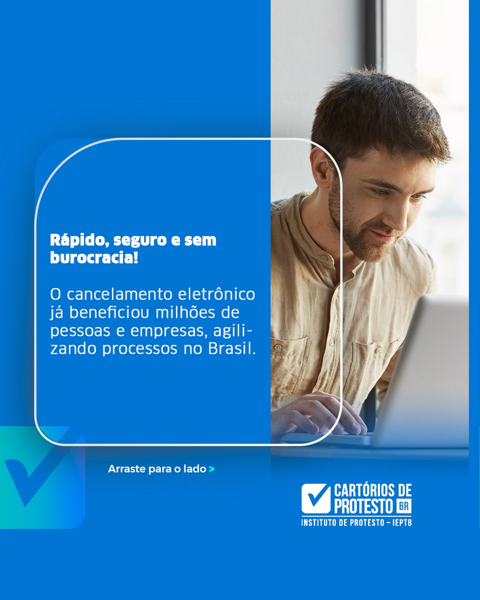 ieptbbr's tweet photo. 📷 Sabia que mais de 1,2 milhão de cancelamentos já foram feitos de forma eletrônica?

📷 Com o cancelamento digital, você pode resolver tudo de maneira rápida, segura e sem burocracia. https://t.co/gsrIIfwjJG