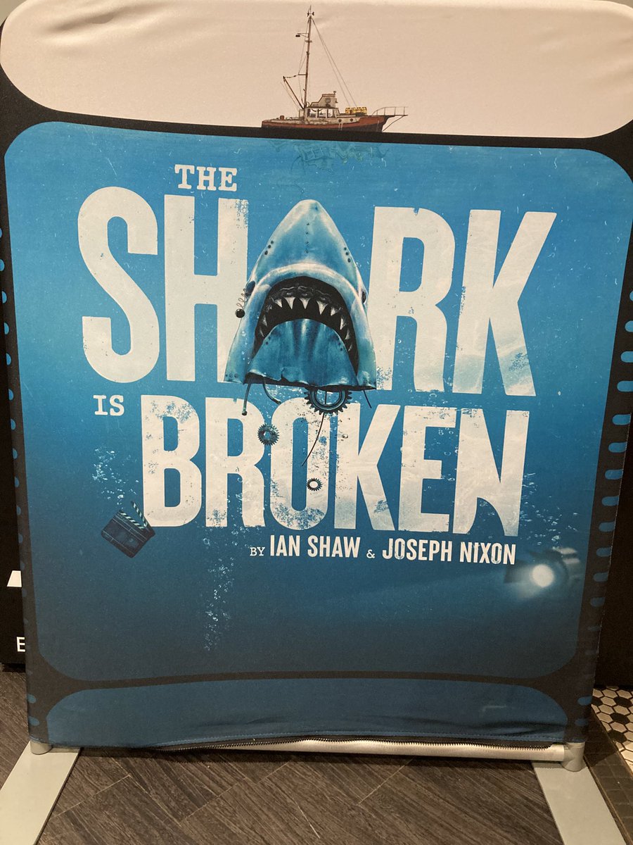 What a great little play! The Shark is Broken - with Robert Shaw’s son Ian Shaw doing an immaculate interpretation of his father (and Quint!). Do not miss!