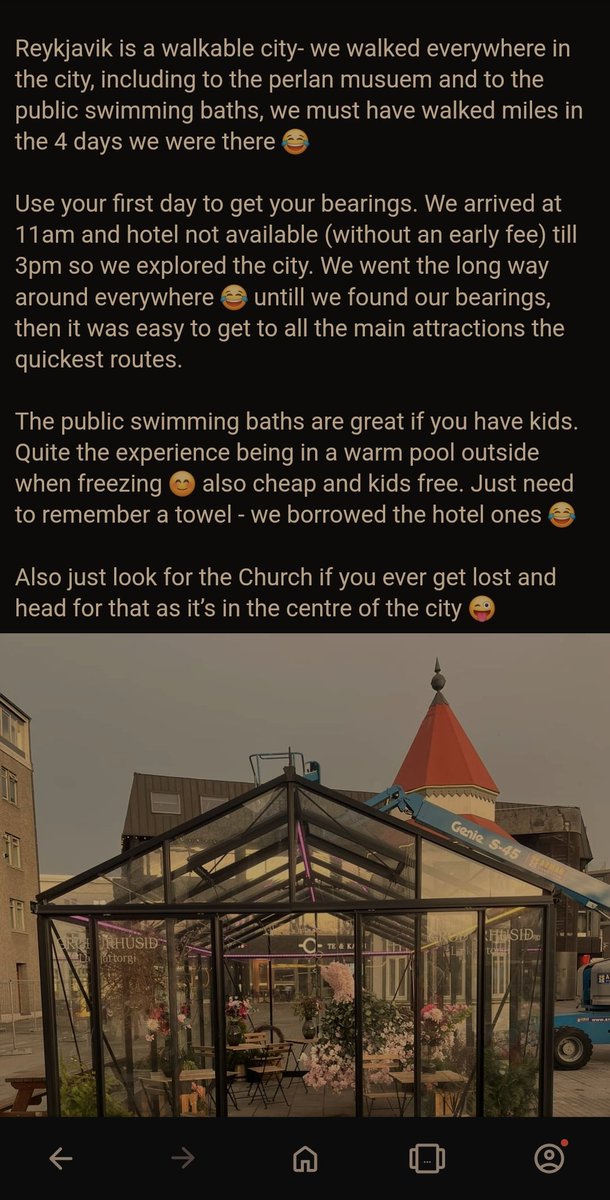 "Reykjavík is a walkable city" 
- kona á internetinu 2025
