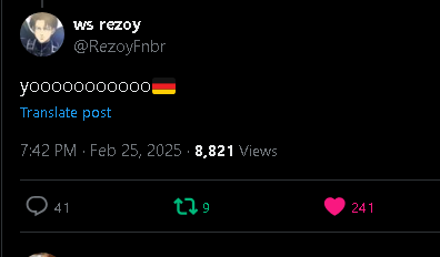 fnveke's tweet photo. @RezoyFnbr yo https://t.co/JywqWKLp0a