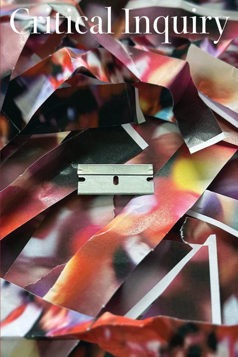 Spring 2025 issue is out now! Read articles by Elizabeth A. Wilson, Imogen Forbes-Macphail, Chelsea Haines, Rachel Ablow, Carmen Faye Mathes, and Peter Miller. 

criticalinquiry.uchicago.edu/past_issues/is…