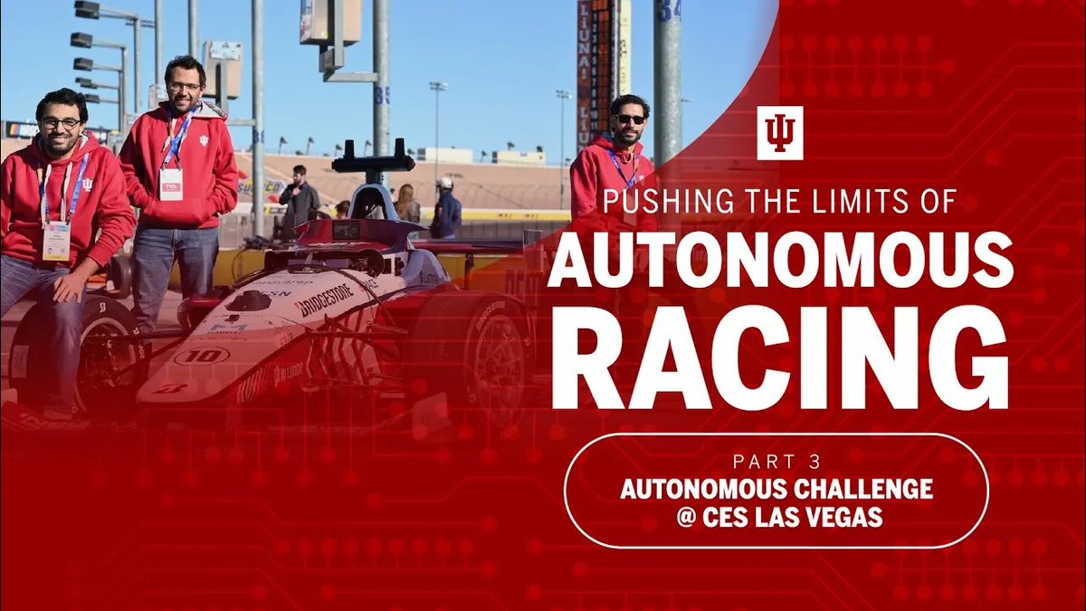 IULuddy's tweet image. During January’s Las Vegas Motor Speedway time trial, the IU Luddy autonomous racing team’s 1,400-pound Dallara AV24 race car reached a top speed of 163 mph, 35 mph faster than September’s time trial at the Indianapolis Motor Speedway. 

Watch the video: go.iu.edu/8syB