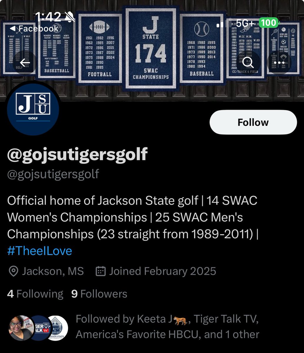 iam_jay_01's tweet image. ‼️‼️ATTENTION TIGER NATION‼️‼️

Jackson State Golf is back, we have our new coach, @thee_coachrob, and now our OFFICIAL Twitter account is up and running!!! Go follow now!!!!!!!!! #TheeILove #TheeFormula x.com/gojsutigersgol…