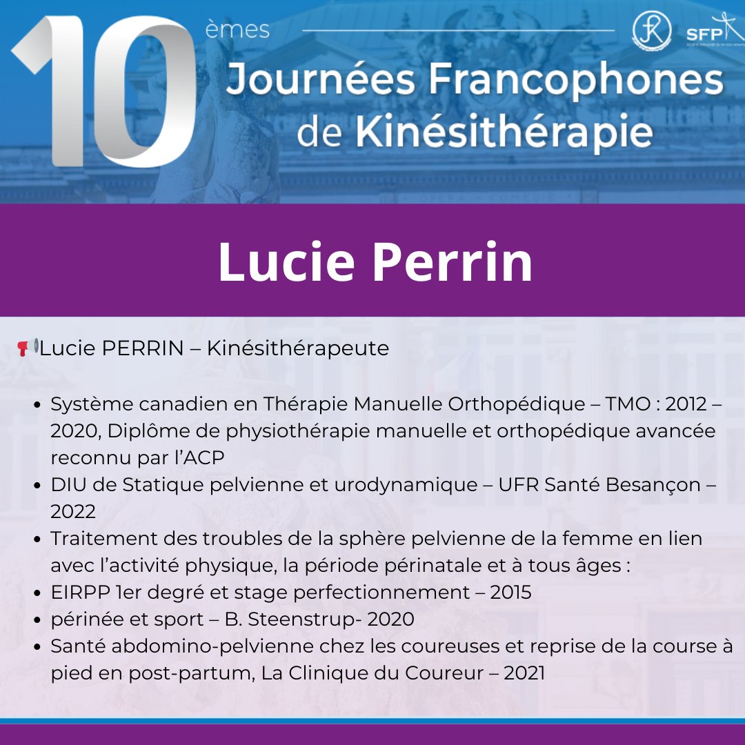 📢 JFK 2025 – Derniers jours pour profiter des tarifs préférentiels ! ⏳🎟️

Les Journées Francophones de Kinésithérapie (JFK) 2025 approchent ! Un programme riche avec près de 300 intervenants pour approfondir vos connaissances et échanger avec des experts en kiné.
<a href="/SFP_Physio/">SFP</a>