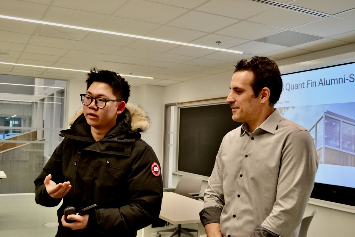 ✨ CMS QuantFin Program Alumni &amp; Student Mixer! ✨ What a great night of networking &amp; learning! 🎓 Thanks to our alumni Peiying, Yangyang, and Tianjiao for their wisdom, and our students for their enthusiasm! 💙
Swipe for highlights! ➡️
#UTSC #CMS #DoubleDegree #Stats #QuantFin