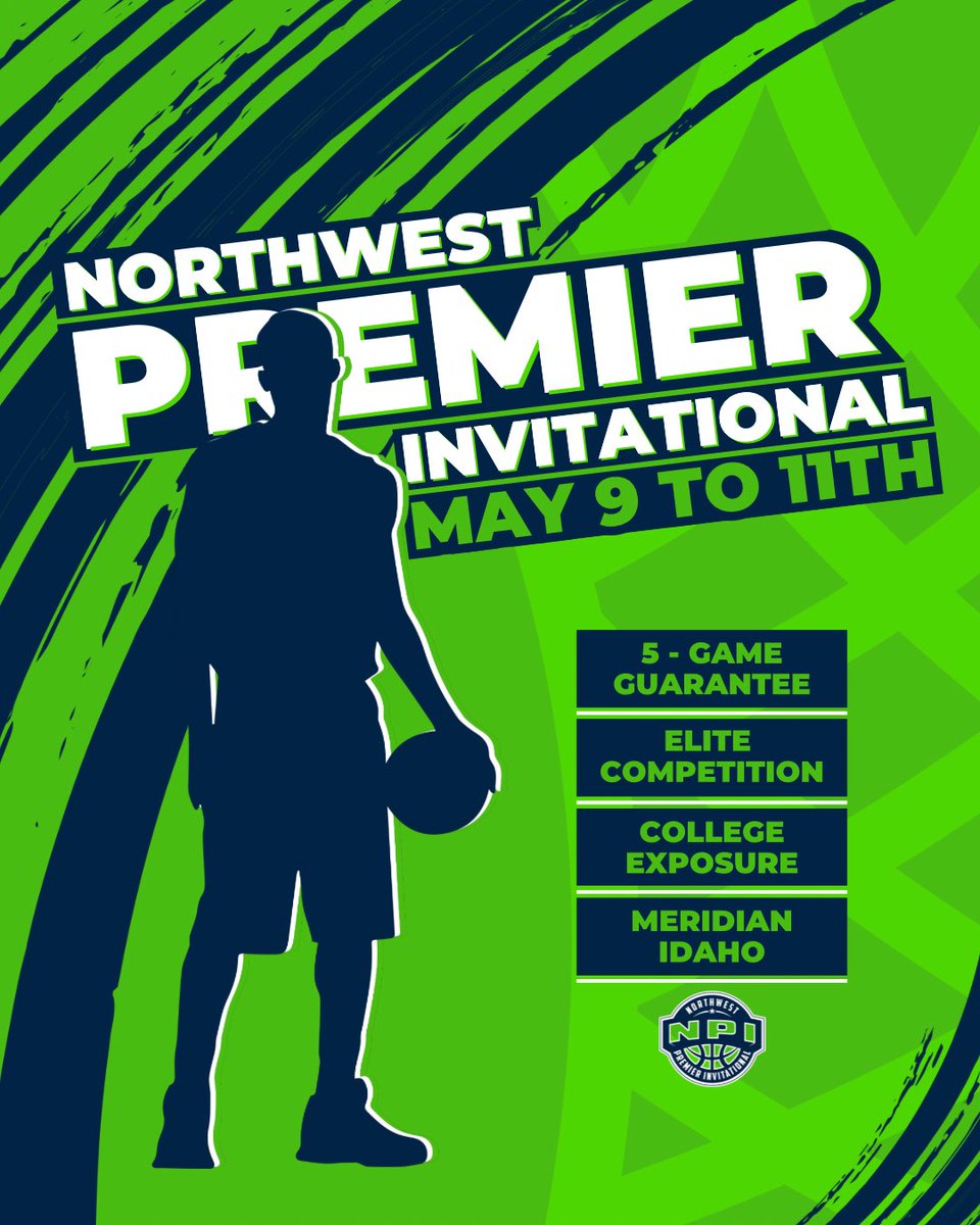 🔥 The Northwest Premier Invitational is Back! 🏀 May 9-11 | Meridian, ID

✅ 5-Game Guarantee – More competition, more development
✅ Elite Matchups – Play against the best from 9 states!
✅ College Exposure – Perfect warm-up for the NCAA Live Period

northwestpremierinvitational.com/?fbclid=PAZXh0…