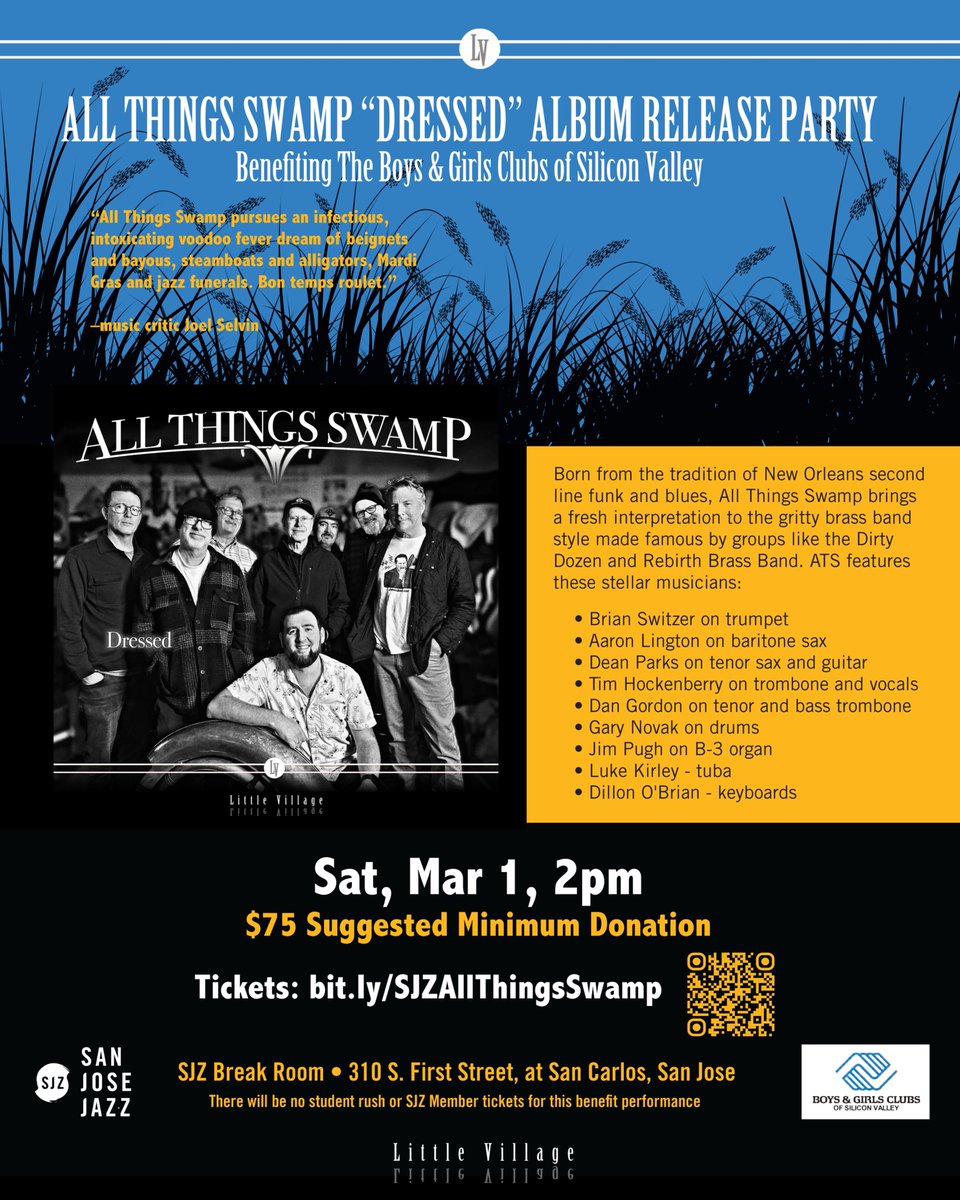 This Saturday! Great tunes for a great cause in San Jose!