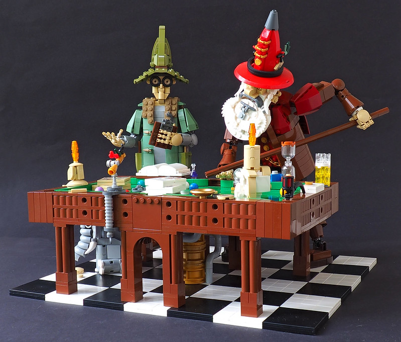 'You know I’ve always wanted a paperless office-'
'Yes, Archchancellor, that’s why you hide it all in the cupboards and throw it out the window at night.'  

Built by Eero Okkonen