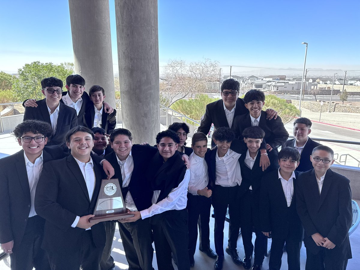 Marissa Johnson (@mrsjaysings) on Twitter photo A big congratulations to our Varsity Tenor Bass Choir for receiving SWEEPSTAKES at their UIL Competition! This is El Paso’s first Middle School Varsity TB Choir to receive Sweepstakes ever! BRAVO GENTLEMEN! <a href="/ANavarro_EMMS/">Alex Navarro</a> <a href="/CISD_Fine_Arts/">Clint ISD Fine Arts</a> <a href="/ClintISD/">Clint ISD</a> <a href="/MontanaMiddle/">East Montana Middle School</a> A big congratulations to our Varsity Tenor Bass Choir for receiving SWEEPSTAKES at their UIL Competition! This is El Paso’s first Middle School Varsity TB Choir to receive Sweepstakes ever! BRAVO GENTLEMEN! <a href="/ANavarro_EMMS/">Alex Navarro</a> <a href="/CISD_Fine_Arts/">Clint ISD Fine Arts</a> <a href="/ClintISD/">Clint ISD</a> <a href="/MontanaMiddle/">East Montana Middle School</a>