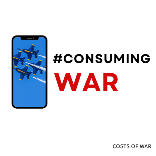Leading up to Oscars on Sunday, find your own examples of militarized movies + tv and share on social media with the hashtag #ConsumingWar. [END] watson.brown.edu/costsofwar/pap…