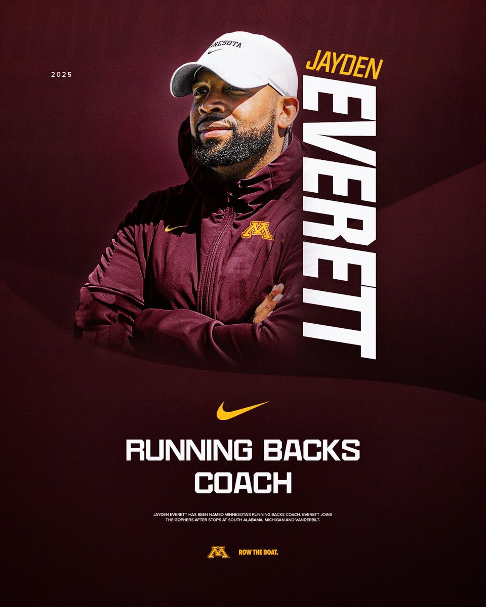 The Leader of the RBs 🫡 Welcome to the Twin Cities <a href="/CoachJ_Everett/">Jayden Everett</a>‼️ 

#RTB #SkiUMah #Gophers