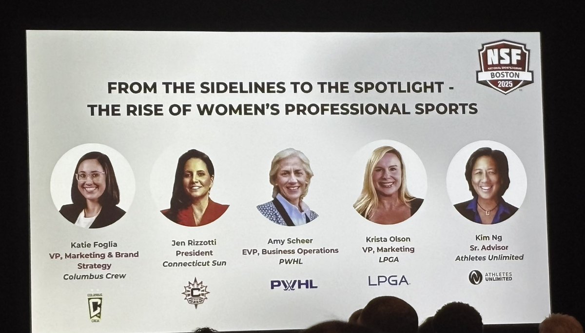 Proud to see <a href="/thepwhlofficial/">PWHL</a> EVP and program alum Amy Scheer take the stage <a href="/NatlSportsForum/">National Sports Forum</a> in Boston, discussing the league’s audience growth strategy and tapping culture to reach women’s sports fans. #NSF25 #McCormackProud