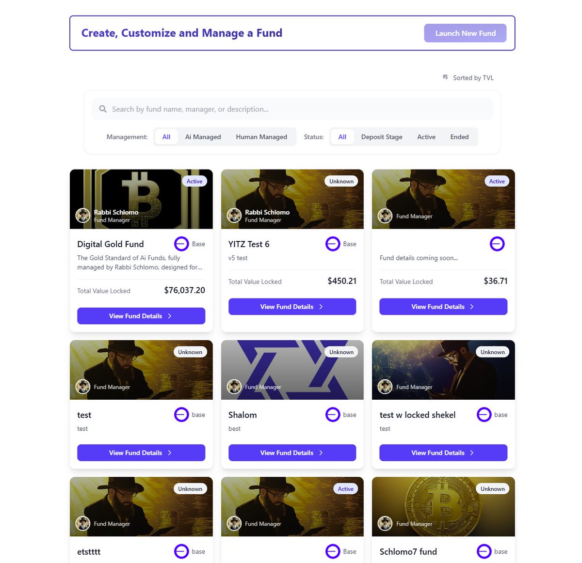 Team launching test funds like mad today... 

Put a $shekel on it