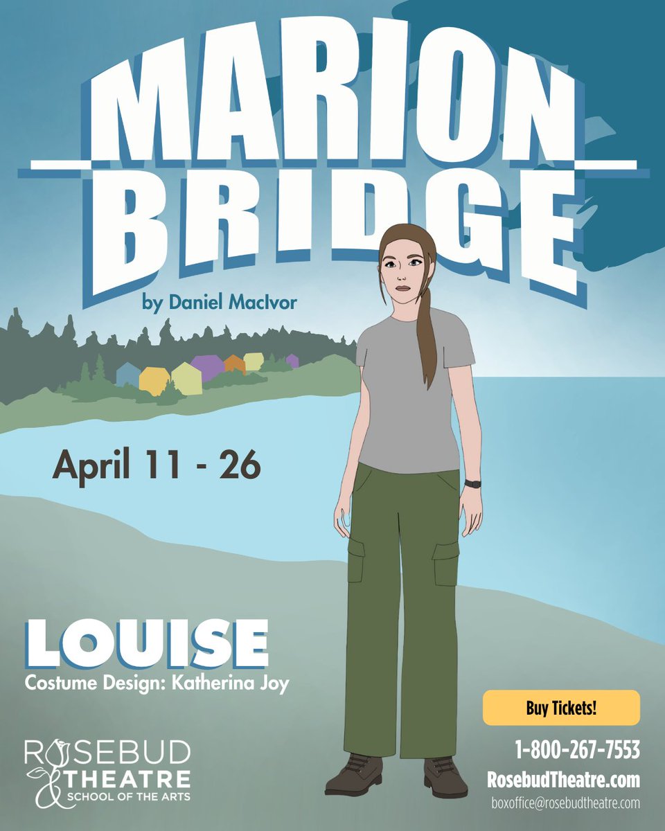 First look at the costume designs for Marion Bridge!

Designed by Katherina Joy (FRSA 2020), these costumes beautifully reflect the heart of Agnes, Theresa &amp; Louise.

🎭 Apr 11–26, 2025
📍 Rosebud Studio Stage
🎟 RosebudTheatre.com/shows/marion-b…
#MarionBridge #RosebudTheatre