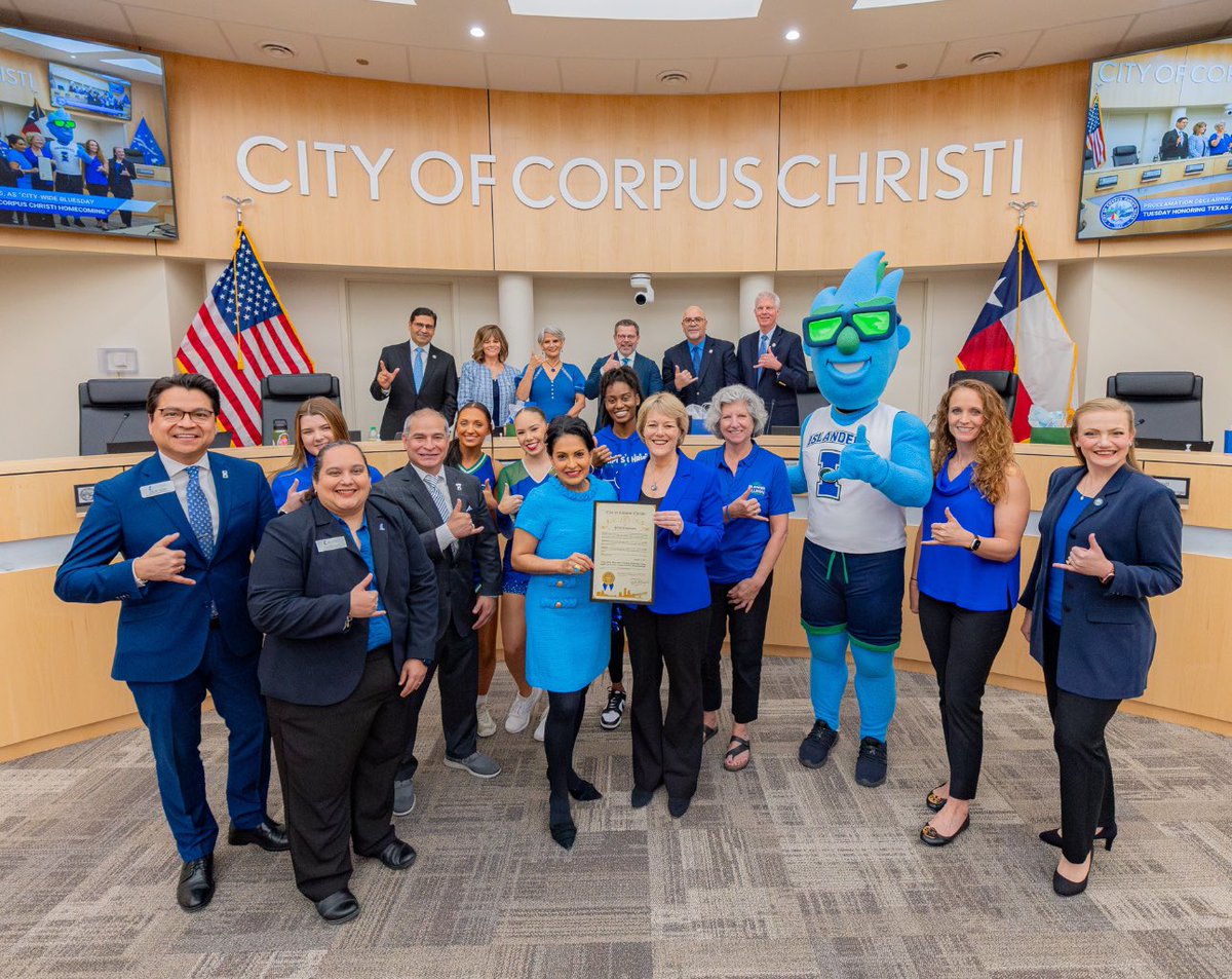 It’s a BLUESDAY TUESDAY, Islanders! 💙⚓️

There’s nothing quite like the energy of Homecoming Week at Texas A&amp;M University-Corpus Christi, my alma mater! From the decked-out blue and green spirit to the traditions that bring us together, it’s always a great day to be an Islander