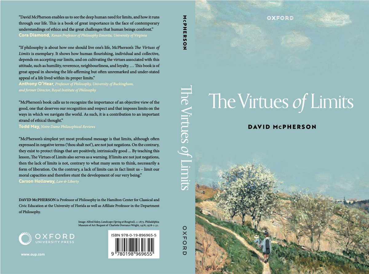 David McPherson (@davidlmcpherson) on Twitter photo The paperback edition of The Virtues of Limits (<a href="/OUPPhilosophy/">Oxford Philosophy</a> <a href="/OUPAcademic/">Oxford Academic</a> <a href="/OxUniPress/">Oxford University Press</a>) is scheduled to come out Oct 14, 2025 for a list price of $25. It can be pre-ordered here: amazon.com/Virtues-Limits… The paperback edition of The Virtues of Limits (<a href="/OUPPhilosophy/">Oxford Philosophy</a> <a href="/OUPAcademic/">Oxford Academic</a> <a href="/OxUniPress/">Oxford University Press</a>) is scheduled to come out Oct 14, 2025 for a list price of $25. It can be pre-ordered here: amazon.com/Virtues-Limits…