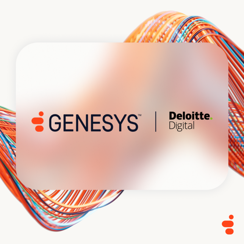 Genesys's tweet photo. 𝙉𝙀𝙒: Genesys and Deloitte Digital are teaming up to help clients elevate #CX and accelerate digital transformation through a new strategic alliance.🤝

Discover how we're helping organizations drive ROI and deliver differentiated experiences at scale.