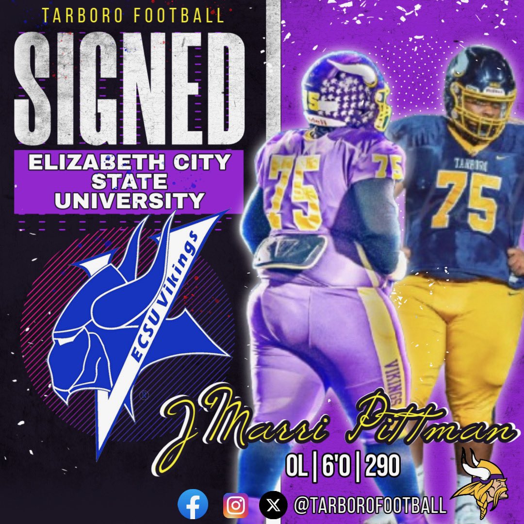 Congratulations to J’Marri on his signing with Elizabeth City State