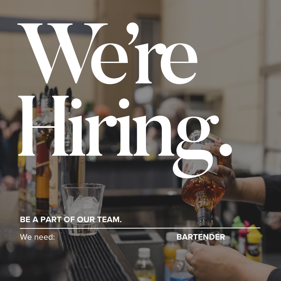 We’re hiring! OPCC is looking for a bartender to join our team! If you’re passionate about mixology, great hospitality &amp; crafting unforgettable drinks, we want to hear from you! Apply today 👉 bit.ly/4i2Pm76. @aramark <a href="/oakviewgroup/">OVG</a>