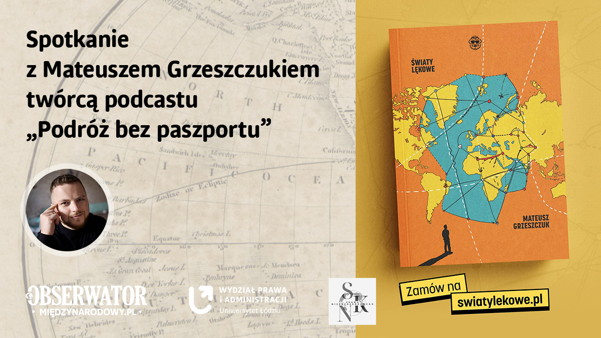 Tomasz Lachowski (@tomaszlachowsk1) on Twitter photo Wraz z <a href="/MPiatkowski1/">Mateusz Piątkowski</a> serdecznie zapraszamy na spotkanie z Mateuszem Grzeszczukiem, twórcą #podcast <a href="/PBPaszportu/">Mateusz Grzeszczuk - Podróż bez Paszportu</a>, które odbędzie się 7 marca (piątek) o godz. 18.00 w budynku <a href="/wpiaul/">Wydział Prawa i Adm. UniLodz</a> #UniLodz.
Wstęp wolny!
facebook.com/events/1204780… Wraz z <a href="/MPiatkowski1/">Mateusz Piątkowski</a> serdecznie zapraszamy na spotkanie z Mateuszem Grzeszczukiem, twórcą #podcast <a href="/PBPaszportu/">Mateusz Grzeszczuk - Podróż bez Paszportu</a>, które odbędzie się 7 marca (piątek) o godz. 18.00 w budynku <a href="/wpiaul/">Wydział Prawa i Adm. UniLodz</a> #UniLodz.
Wstęp wolny!
facebook.com/events/1204780…