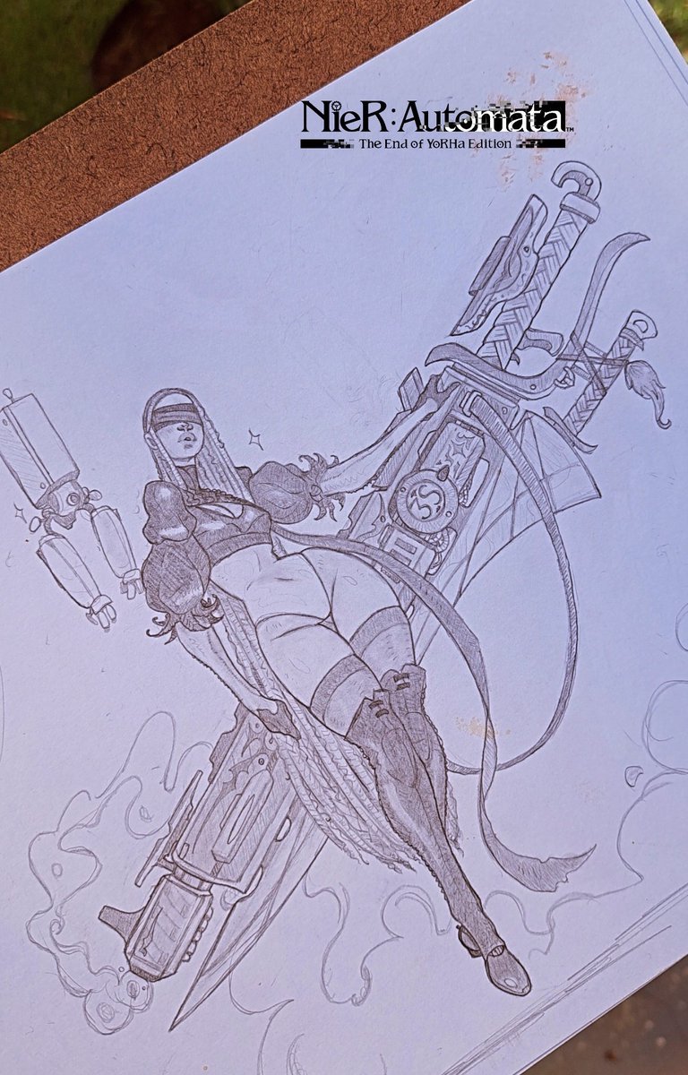 JooFerr70278531's tweet photo. Nier automata Senna 
#senna #LeagueOfLegends #LeagueOfLegendsArt #LOL #sennalol #NieRAutomata #2B https://t.co/ADN41VShY0